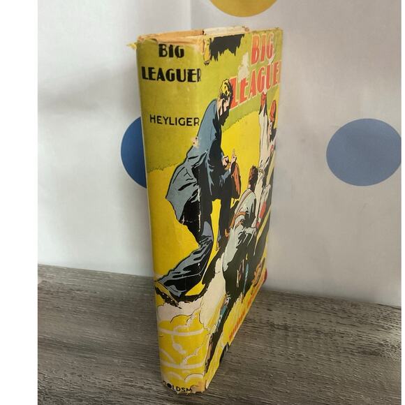 1936 First Edition Big Leaguer By William Heyliger Dust Cover - Picture 6 of 13